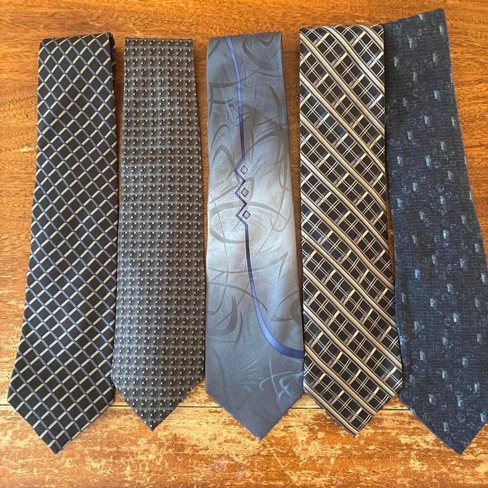 Bundle of Vintage 100% Silk Ties